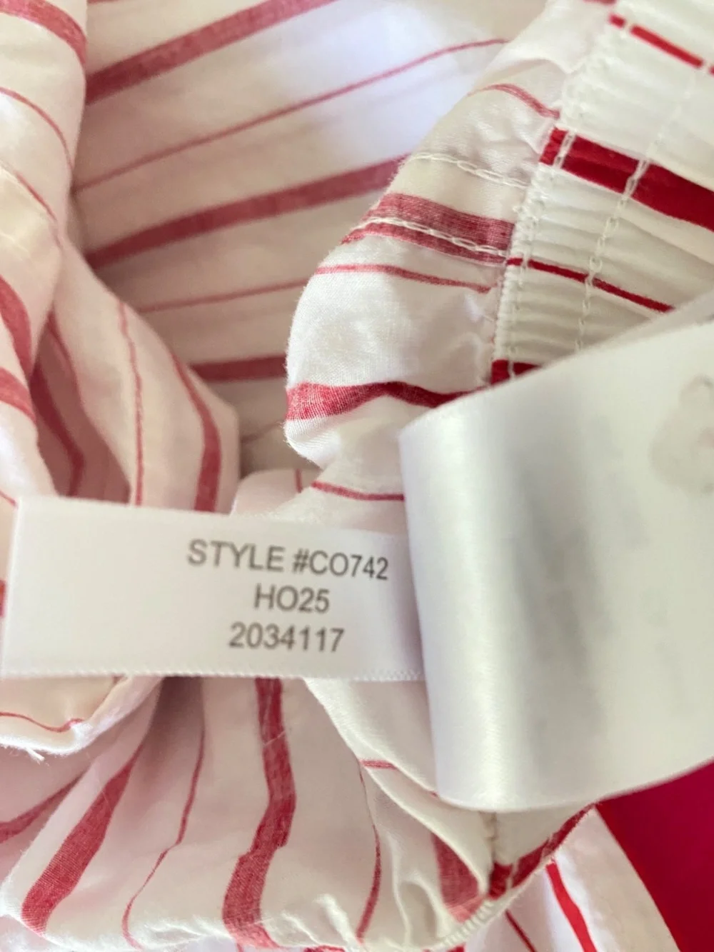 J.Crew Cotton Poplin Pajama Set Men’s XL Red White Stripe Unisex
